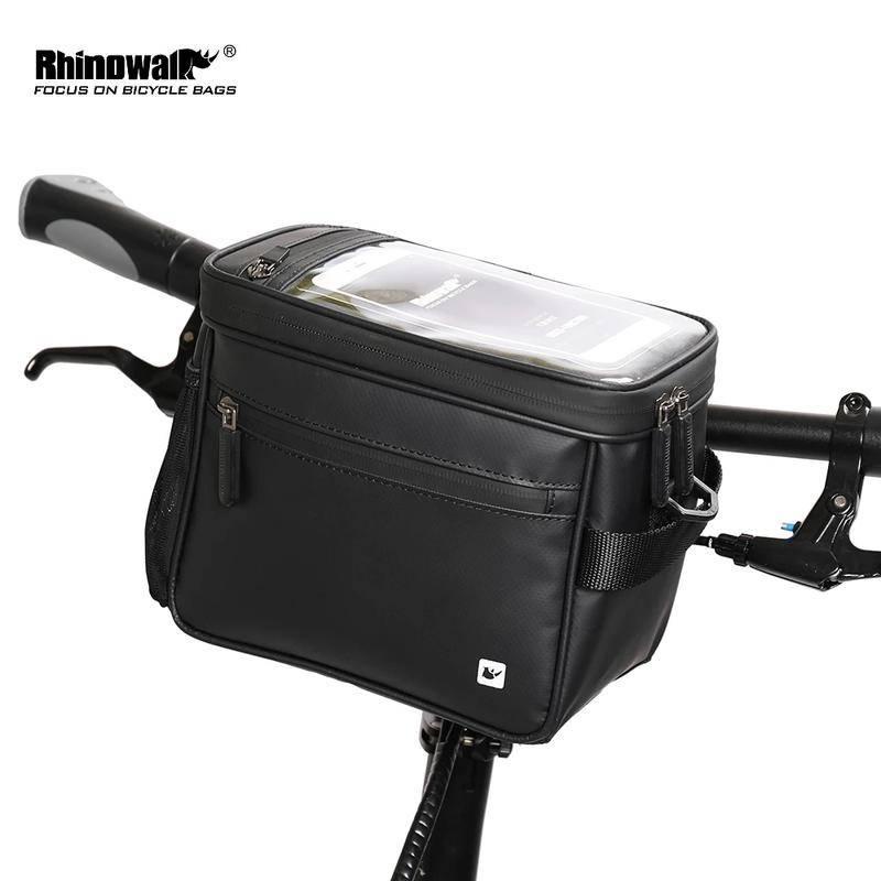Túi đựng điện thoại RHINOWALK gắn ghi đông xe đạp 4.5l chống nước hỗ trợ sử dụng màn hình cảm ứng