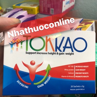 Cốm Tokkao  - Bổ sung canxi nano, giúp phát triển chiều cao và cân nặng, xương răng chắc khỏe (new gold plus )