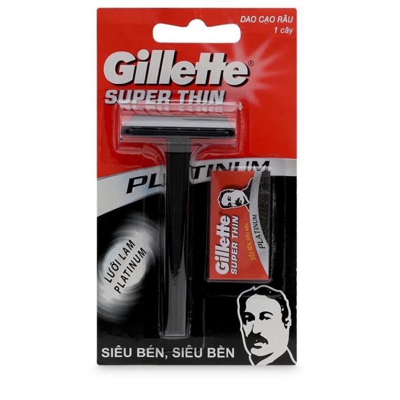 1 cán dao Gillette + 1 lưỡi dao (hàng chuẩn công ty )