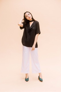 Quần linen trắng