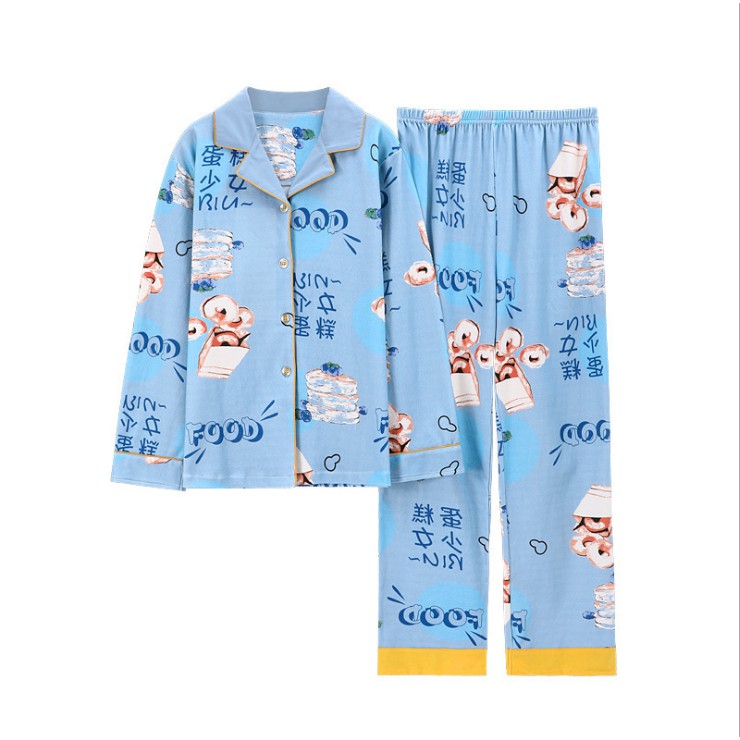 {ẢNH THẬT} Đồ bộ nữ Pijama thu đông mặc nhà chất vải Cotton 100% style Hàn Quốc, sài rất thoải mái- Shop Thủy Bông