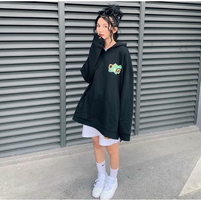 Áo Khoác Nỉ Không Dây Kéo Unisex, Áo Khoát Thun In Hình Cá Sấu Cute Phô Mai Que Cho Nam-Nữ | BigBuy360 - bigbuy360.vn