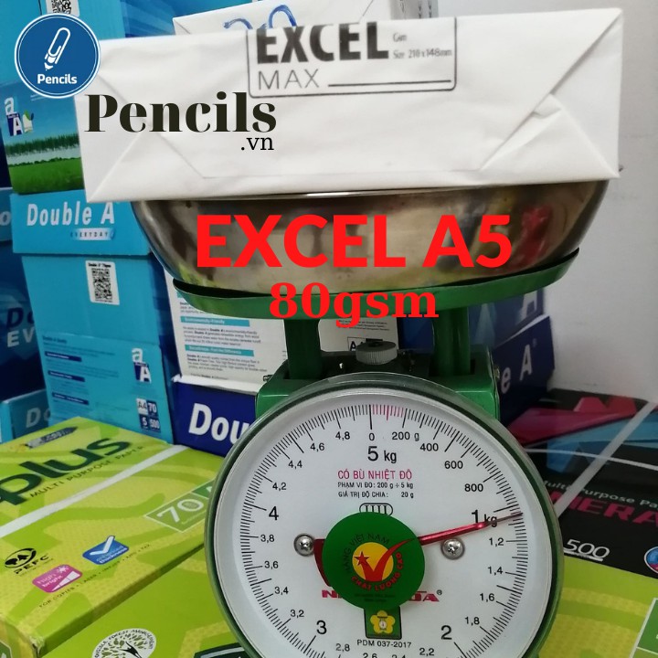 Giấy A5 Excel 70gsm/ 80gsm