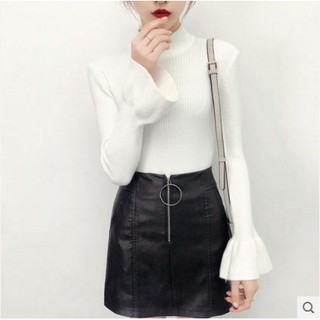 ÁO LEN NỮ CỔ 3 PHÂN TAY XÒE