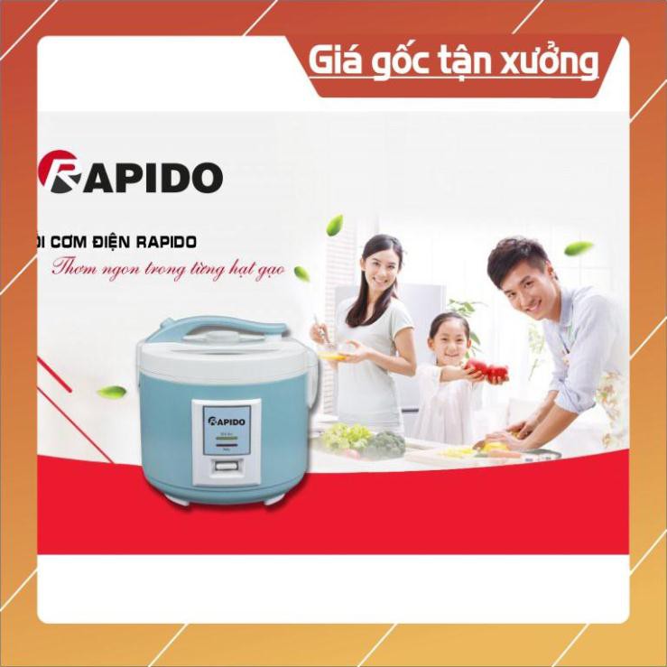 Nồi cơm điện Rapido RC-1.5M- điều khiển cơ, lòng nồi chống dính, bảo hành 12 tháng