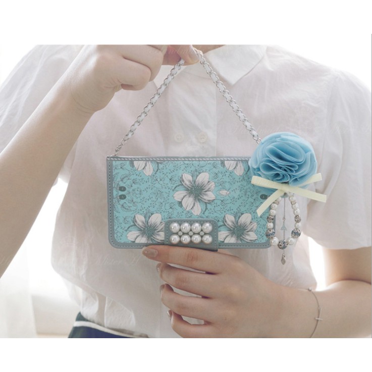 Bao da dạng ví hoa cho iPhone 6 6s 7 8 plus X | BigBuy360 - bigbuy360.vn