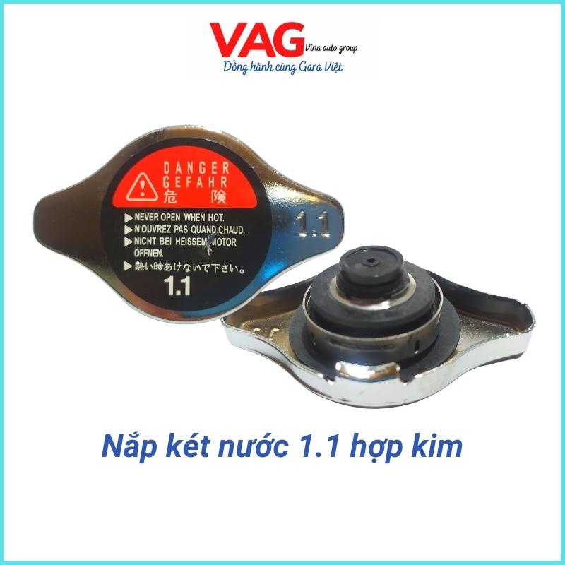 Nắp két nước nhĩ nhỏ hợp kim, dày dặn, siêu bền, dùng cho Toyota, Nissan, ... mã 1.1