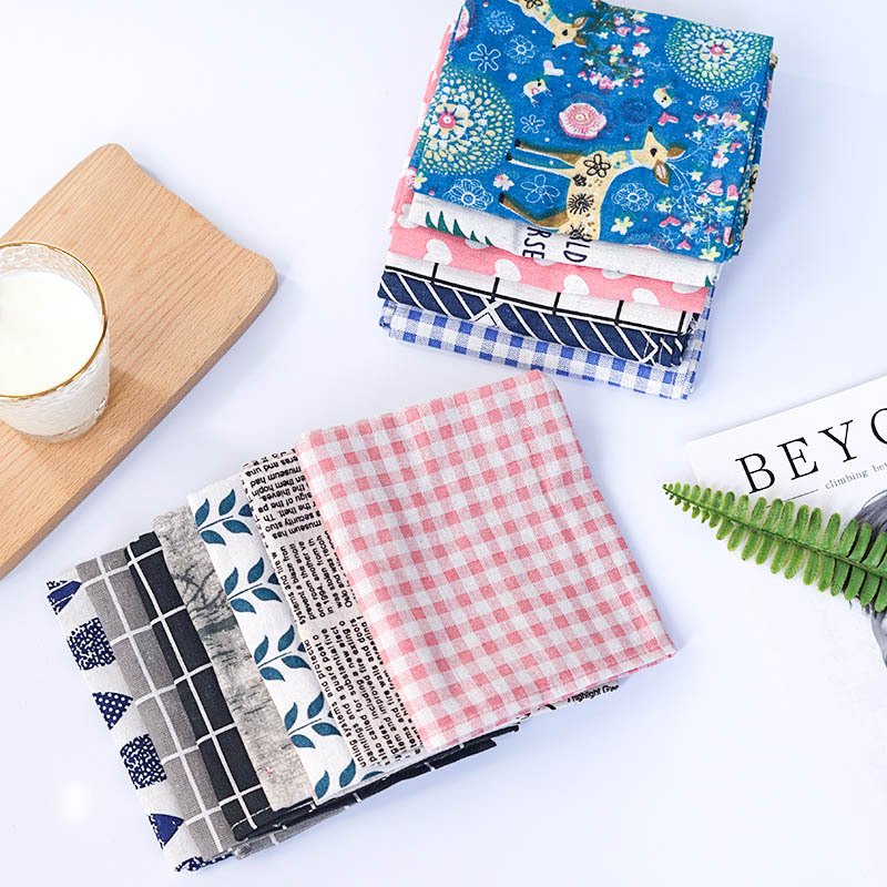 Khăn trải bàn bằng vải lanh và cotton đơn giản tiện lợi kích thước 40x60cm