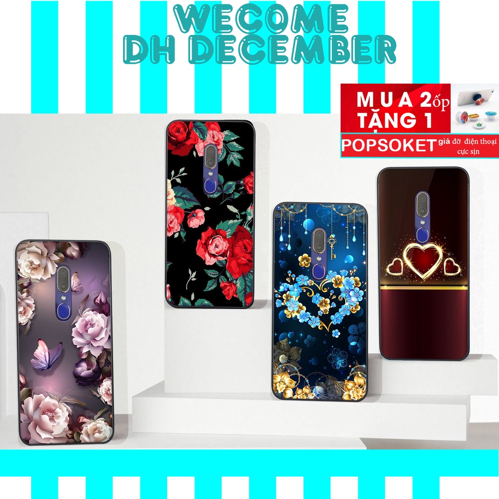HOT SALE OFF ( 2 ỐP TẶNG 1 POP) Ốp lưng Oppo F11 in hình hoa tinh tế , mới mẻ DH DECEMBER