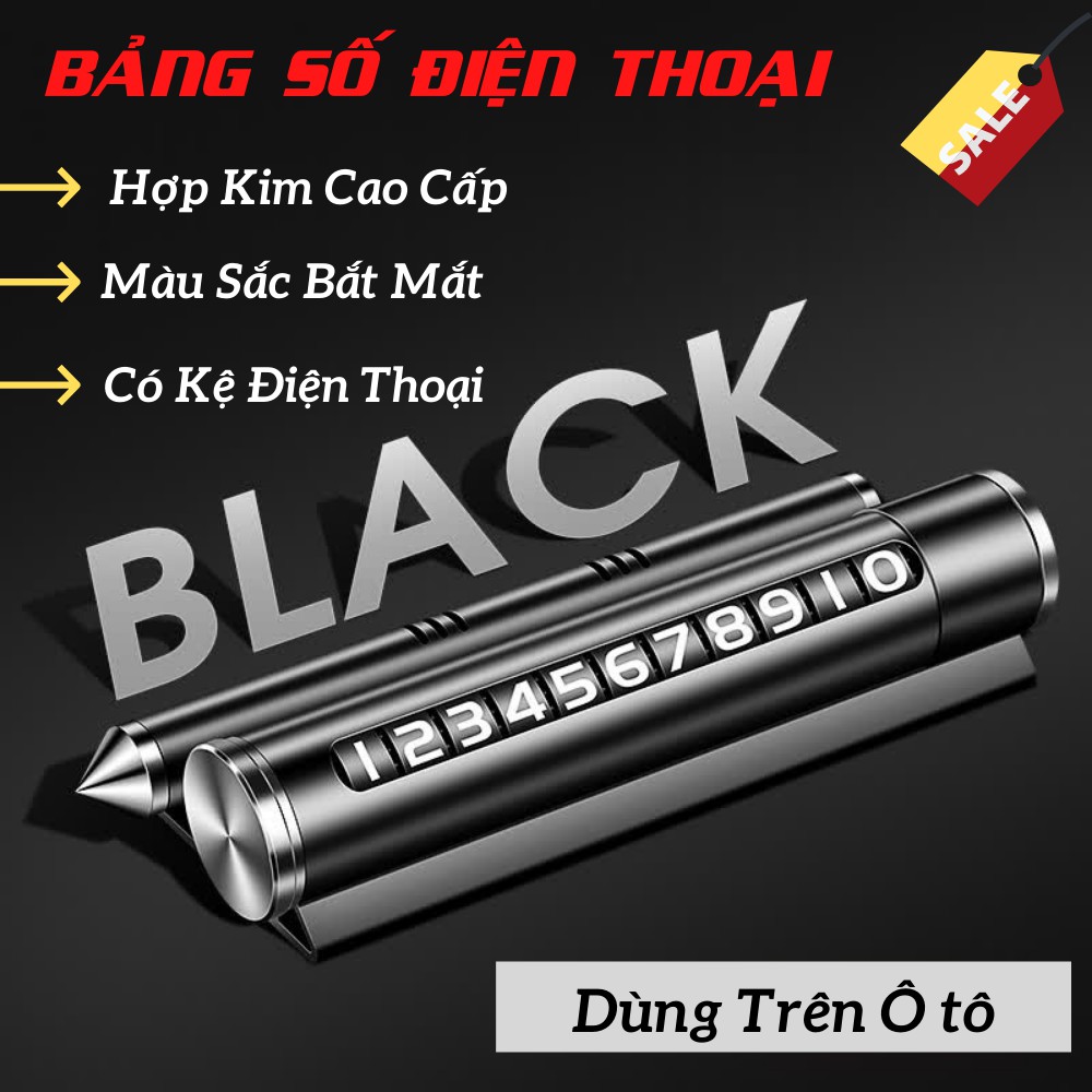 Bảng số điện thoại , biển gắn taplo khi đỗ xe TIME HOME ( B01)