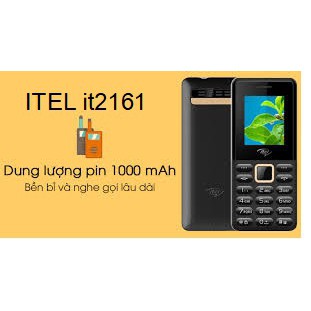 ĐIỆN THOẠI ITEL 2 SIM PIN BỀN 1000mAh it2161 - ĐIỆN THOẠI GIÁ RẺ – CHÍNH HÃNG BẢO HÀNH 12 THÁNG