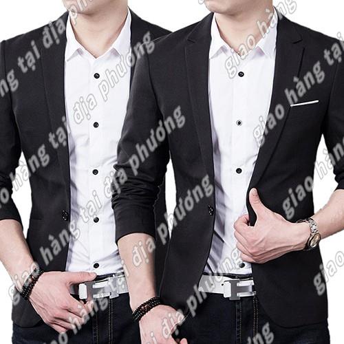 Trợ Giá ▪☒♟Áo blazer nam thời trang công sở lịch lãm