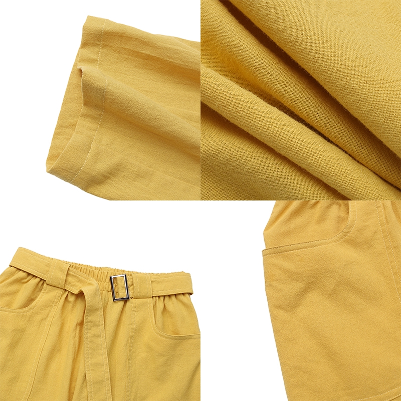 ZANZEA Quần cotton lanh ống rộng lưng cao màu trơn cho nữ | BigBuy360 - bigbuy360.vn