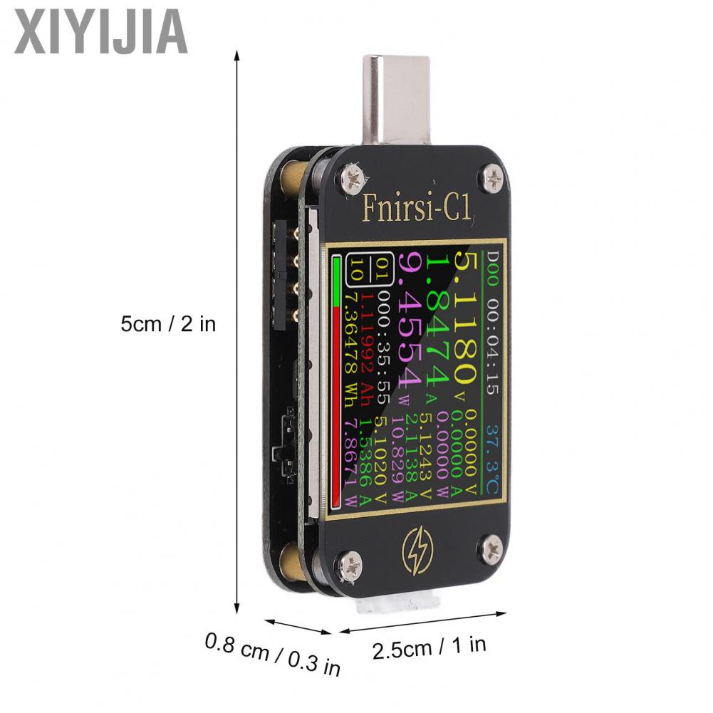 Thiết bị kích hoạt FNIRSI-C1 USB loại C PD thử nghiệm dòng điện áp sạc nhanh phát hiện với PC S
