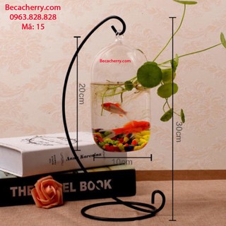 Bể cá mini C33 -15 (bình dưa 20cm)
