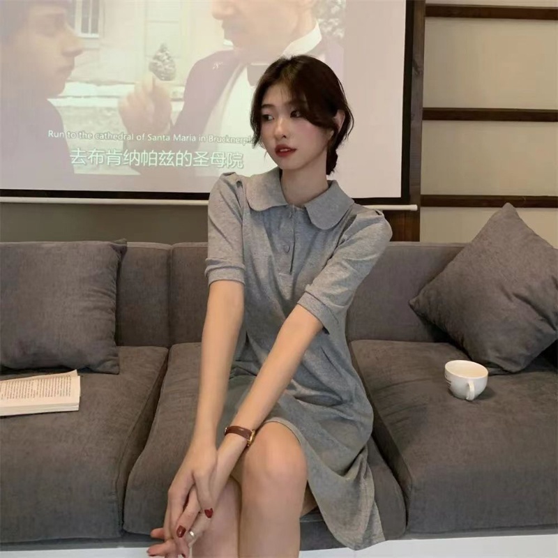 Đầm Perty tay phồng ôm eo phong cách Hàn Quốc thời trang mùa hè mới cho nữ