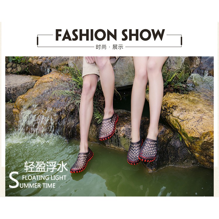 Giày Nhựa Đục Lỗ Thoáng Khí Chống Trượt Cho Nam Nữ | BigBuy360 - bigbuy360.vn