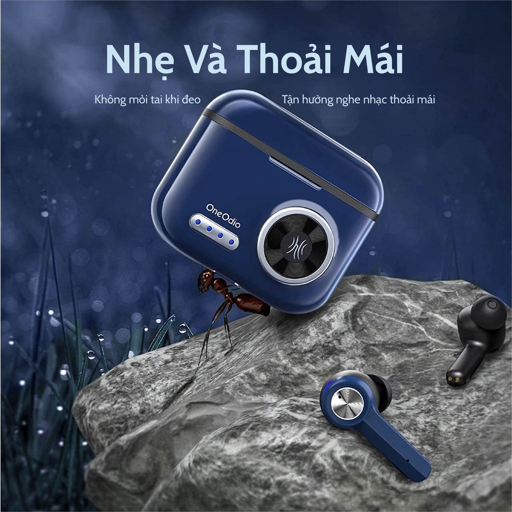 Tai Nghe TWS Havit TW967 BT 5.1, Thiết Kế Công Thái Học, Driver 10mm, Nghe Nhạc Đến 5H - Chính Hãng BH 12 Tháng