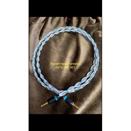 dây tin hiệu 2 đầu 3,5 (3.5) mạ bạc cao cấp