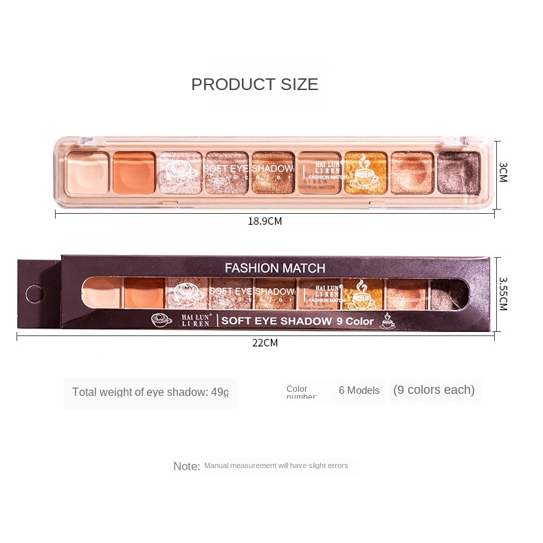 Bảng màu mắt 9 màu chống nhòe chống thấm nước sành điệu | BigBuy360 - bigbuy360.vn