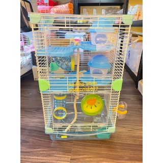 Lồng hamster kính Mika Trong Suốt Mạo Hiểm siêu xinh
