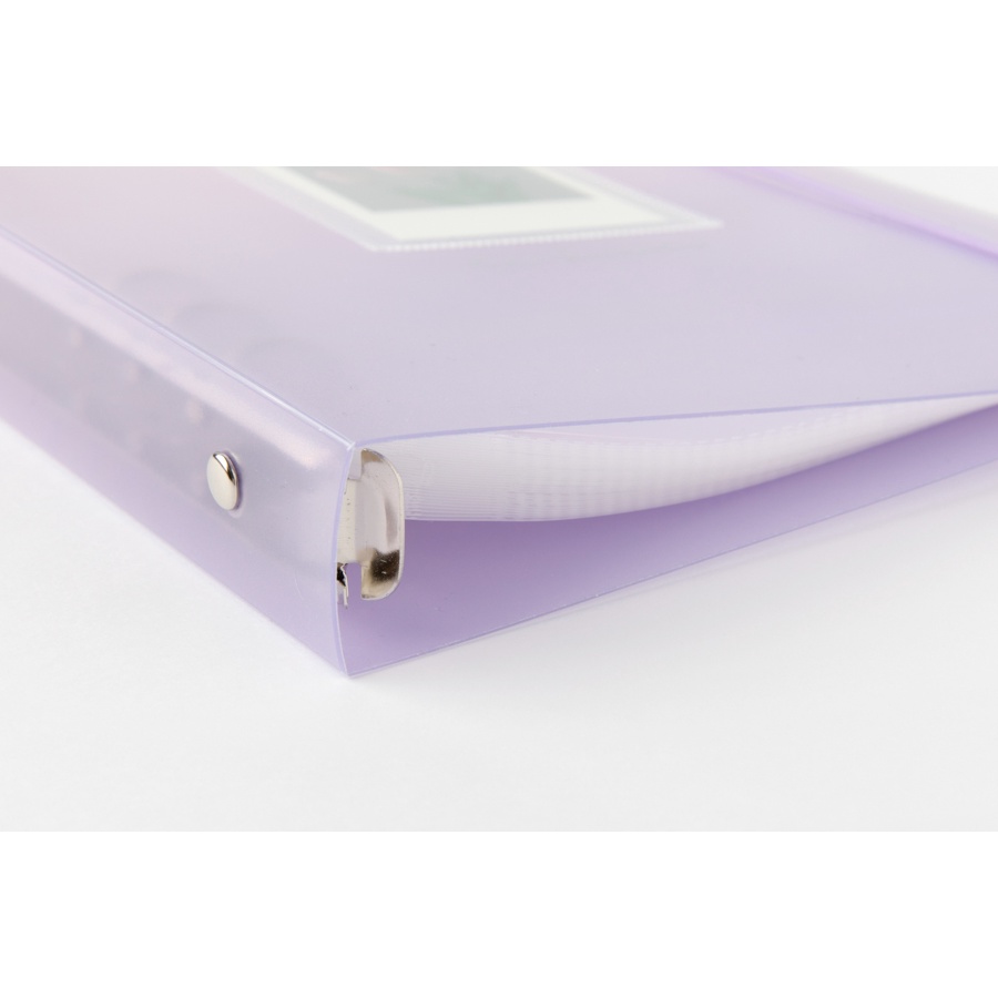 Binder Collect Book ARTBOX Hàn Quốc Đựng Ảnh Polaroid Photocard Màu Hồng Tím 30 Sleeves