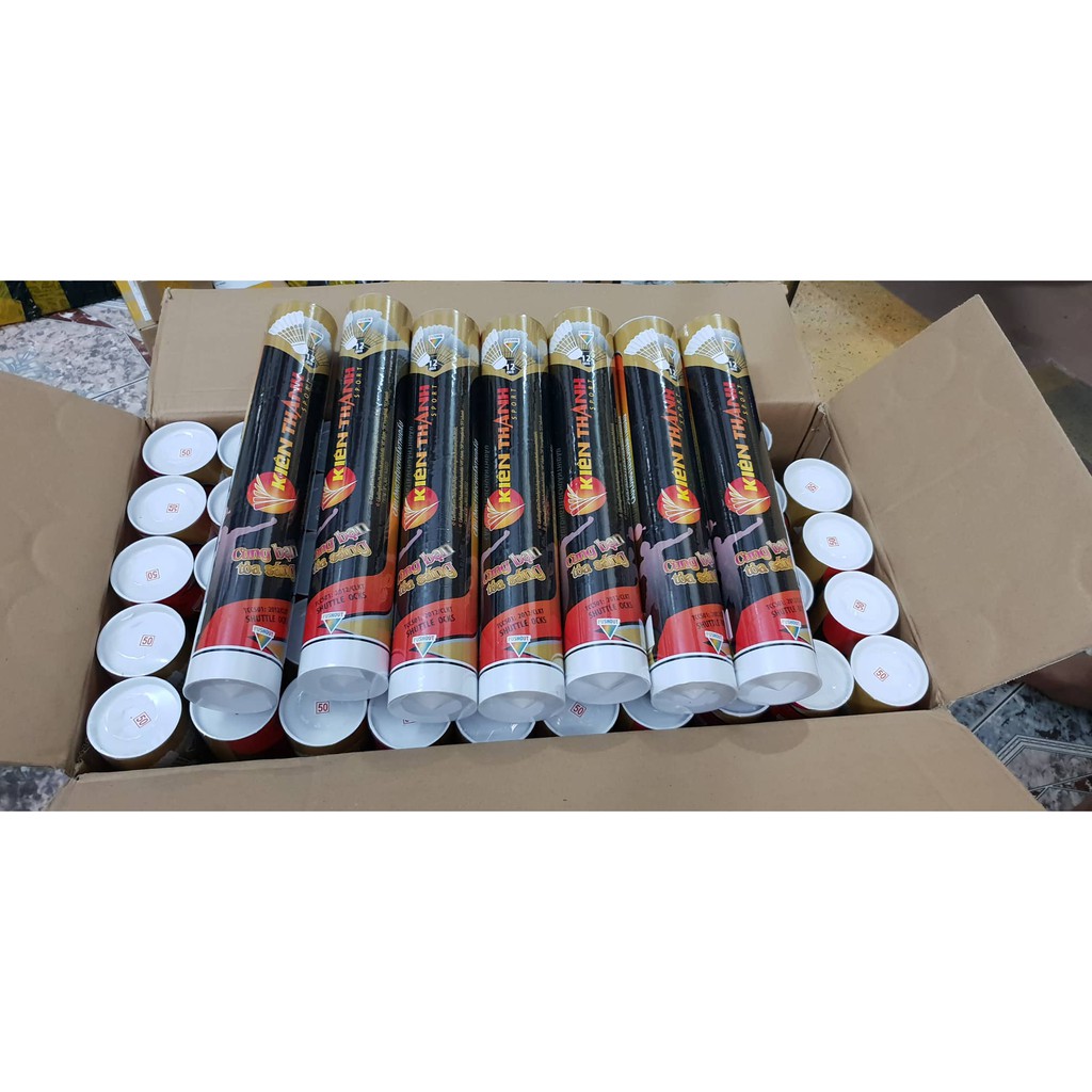 ống cầu, hộp cầu lông Kiên Thành 12 quả