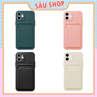 Ốp Lưng Iphone TPU Bảo Vệ Camera Mềm Mịn Hàn Quốc - Kèm Ví