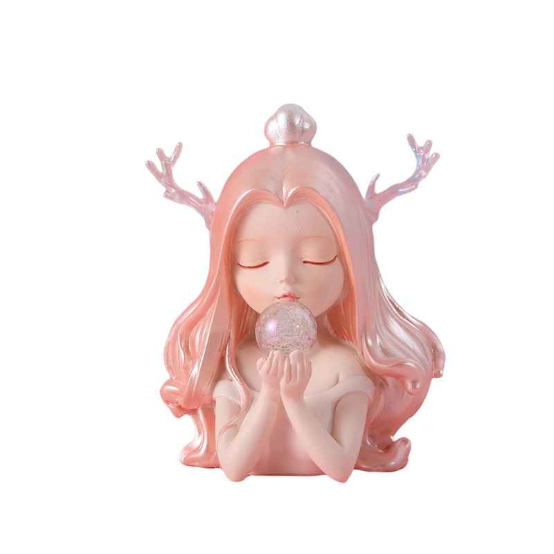 Búp Bê Nàng Tiên Cá Đang Ngủ Dễ Thương Trang Trí Bể Cá