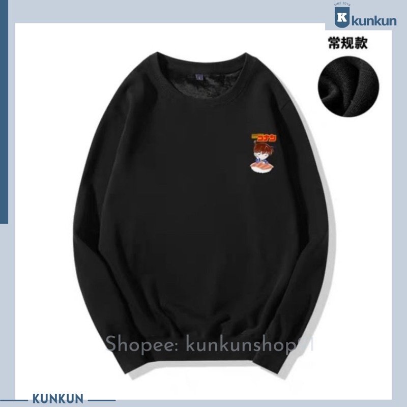 Áo Sweater Conan Kudo Shinichi, Ran Mori Cực Đẹp