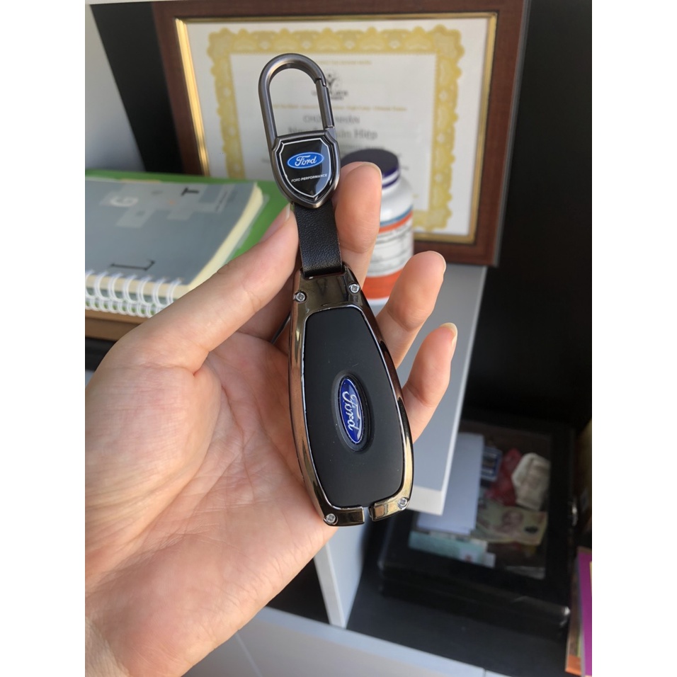 Vỏ ốp khoá xe hơi - Bọc chìa smartkey ô tô Ford EcoSport, Focus, Fiesta - pk.6