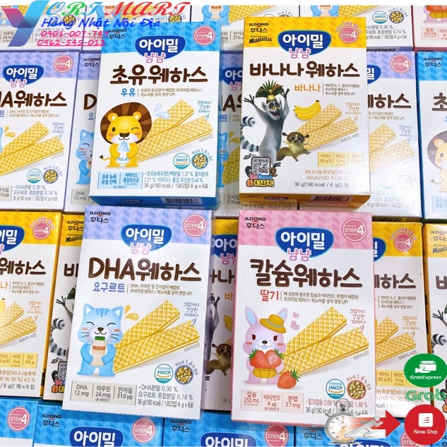 Bánh xốp ildong Hàn Quốc cho bé