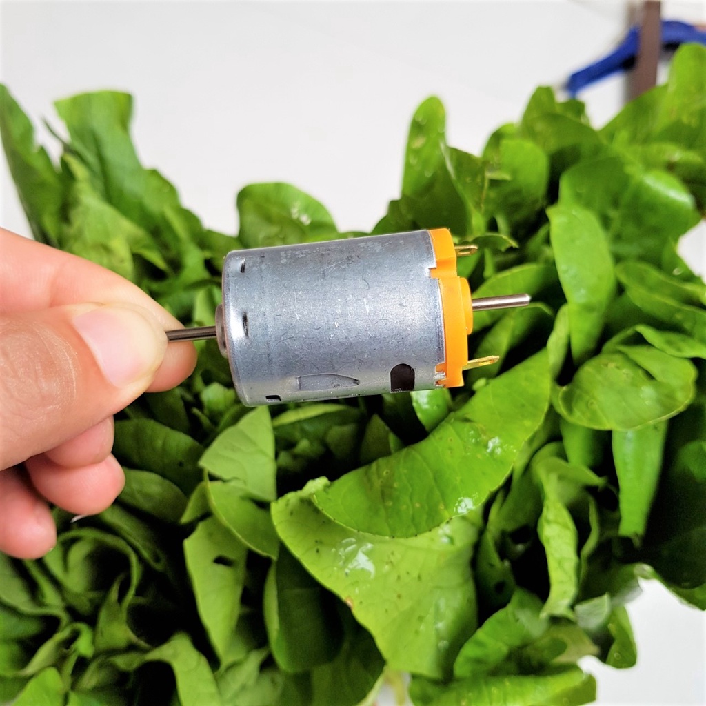 Động cơ motor mô tơ mini 380 loại 2 trục chất lượng cao - 12V-24VDC - 21200rpm - Công suất cao - LK0025