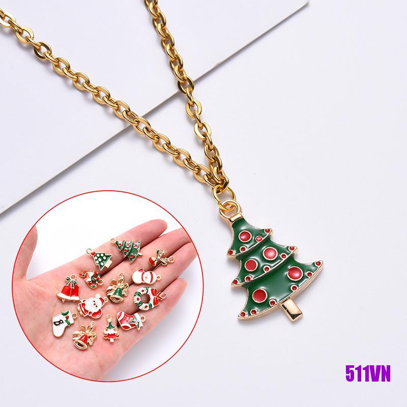 CHARMS Mặt Dây Chuyền Phong Cách Giáng Sinh Độc Đáo