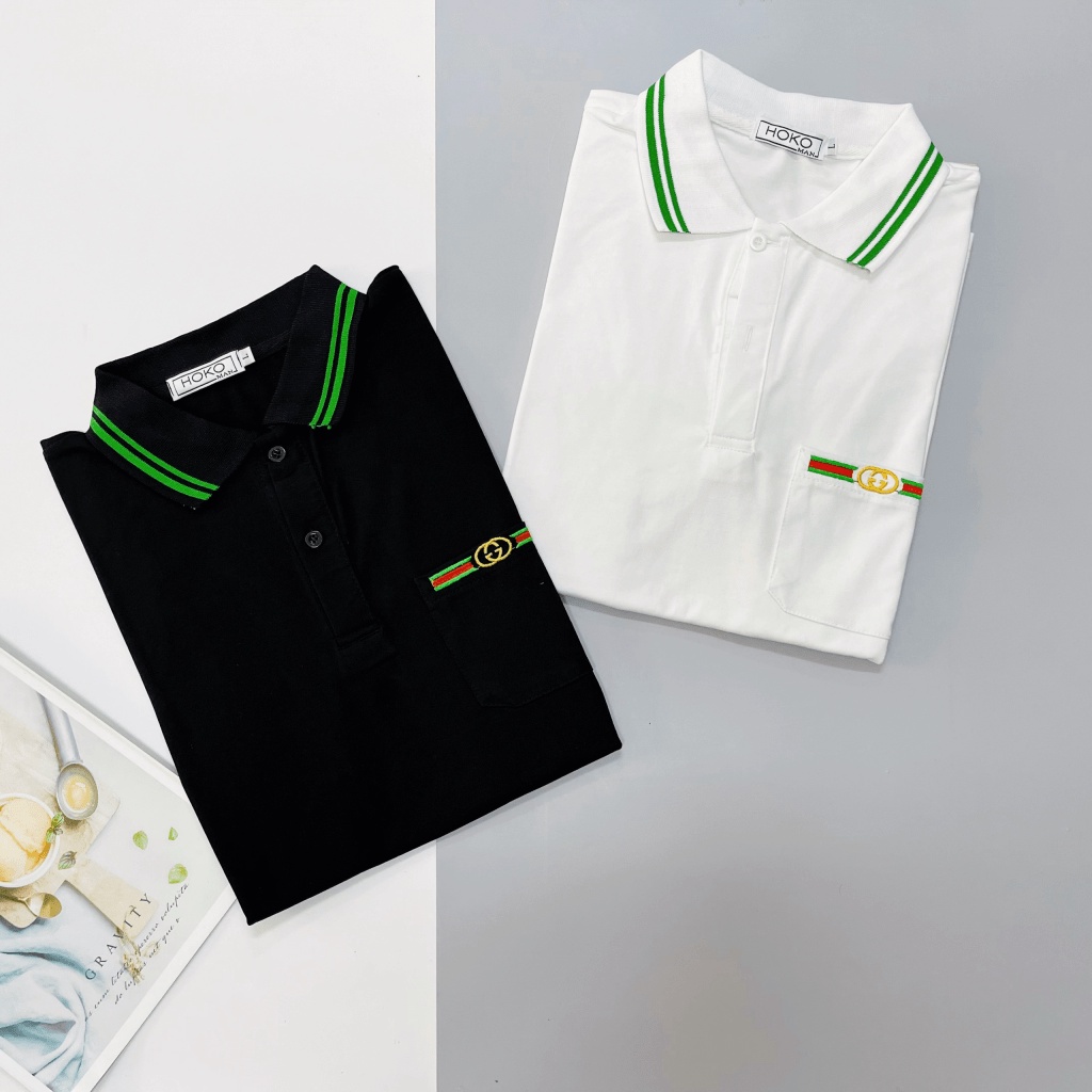 Áo Thun Polo Nam Phối Túi Chất Cotton Cao Cấp Phong Cách Sang Trọng Bảnh Bao Siêu Hot [NEW UNISEX]
