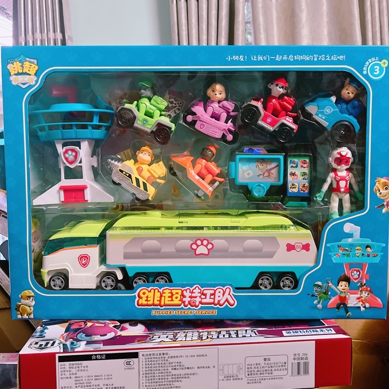 [Đồ chơi Mô hình] xe và tháp chó cứu hộ mới