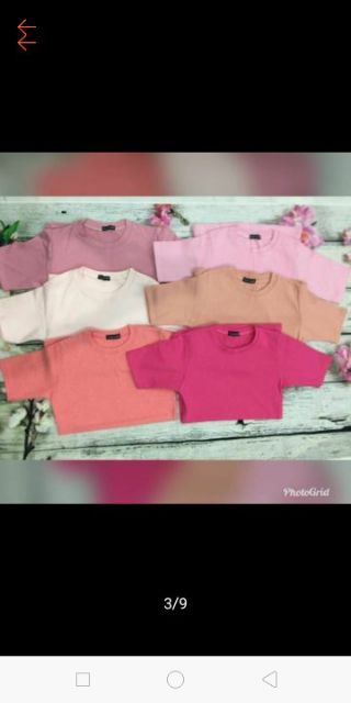 Áo Thun Gân Ôm Body Tay Ngắn Nhiều Màu  | BigBuy360 - bigbuy360.vn