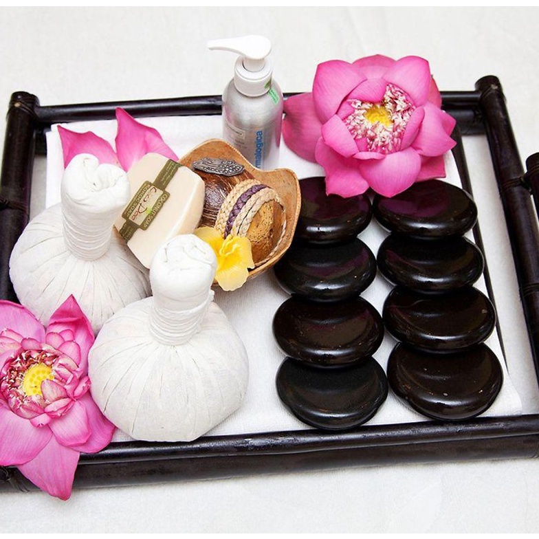 Bộ đá nóng 16 viên chuyên dụng cho spa và thẩm mỹ viện