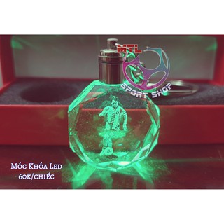 Móc treo - Móc khóa bóng đá Messi LED 04
