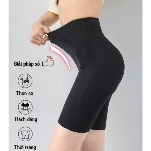 Quần legging ozon nano thông hơi lưng cao không đường may định hình cơ thể dành cho nữ, giảm eo tạo dáng