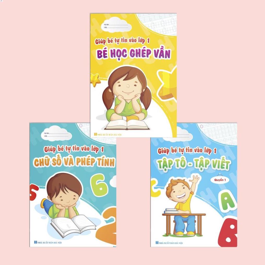 Sách - Combo Tập Tô Tập Viết + Bé Học Ghép Vần + Chữ Số Và Phép Tính .