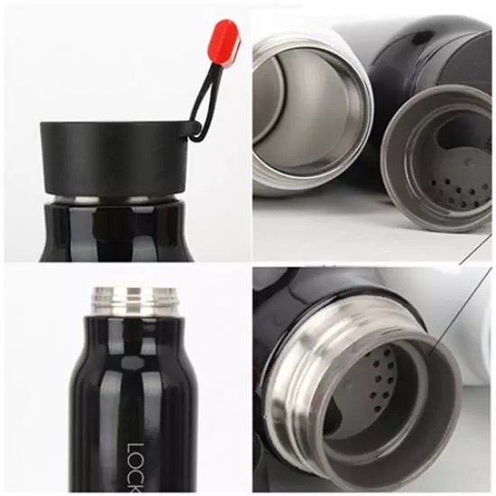 Bình giữ nhiệt LocknLock 500ml Name Tumbler bằng thép không gỉ, đáy chống trượt LHC4125 - K-MALL