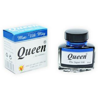 Mực bút máy viết máy QUEEN 30 ml