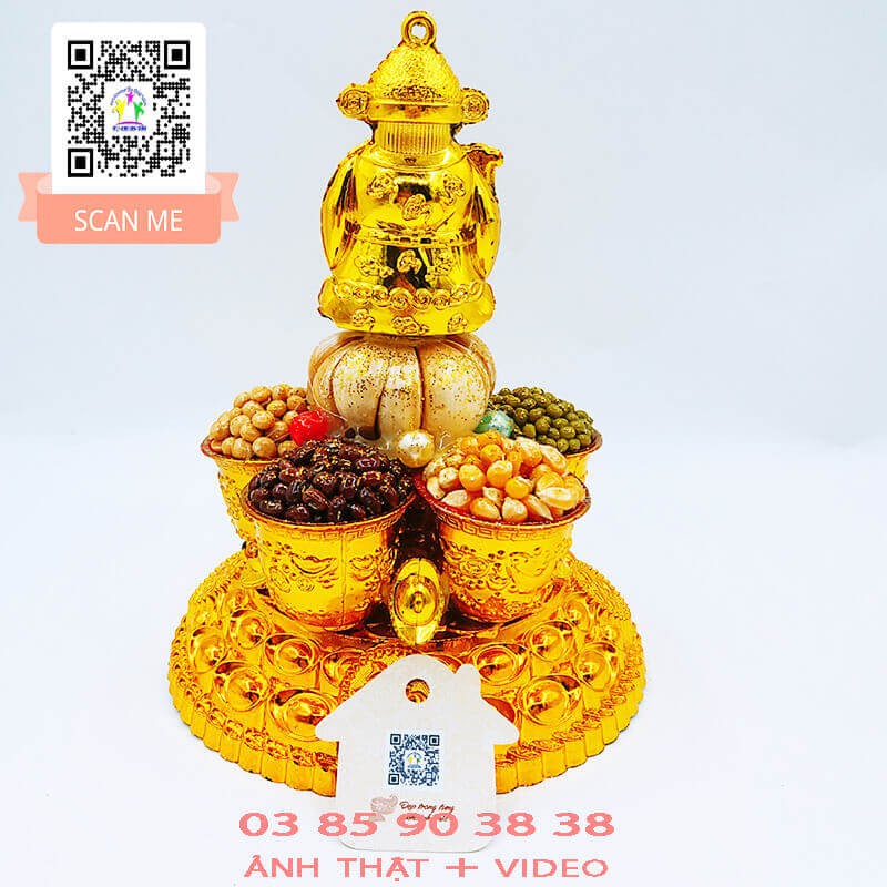 Tháp Tỏi Thần Tài - Bông Tỏi Ông Địa Ngũ Hành Thần Tài VỢ CHỒNG TÔI | BigBuy360 - bigbuy360.vn