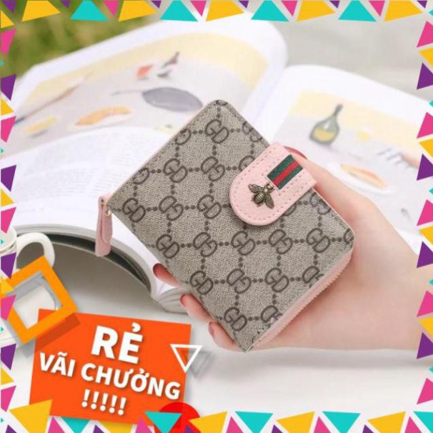 Ví nữ ngắn mini cầm tay đẹp mini cao cấp cute dễ thương nhỏ gọn bỏ túi thời trang con ong TAKASTORE VNCO TAKA TGDC