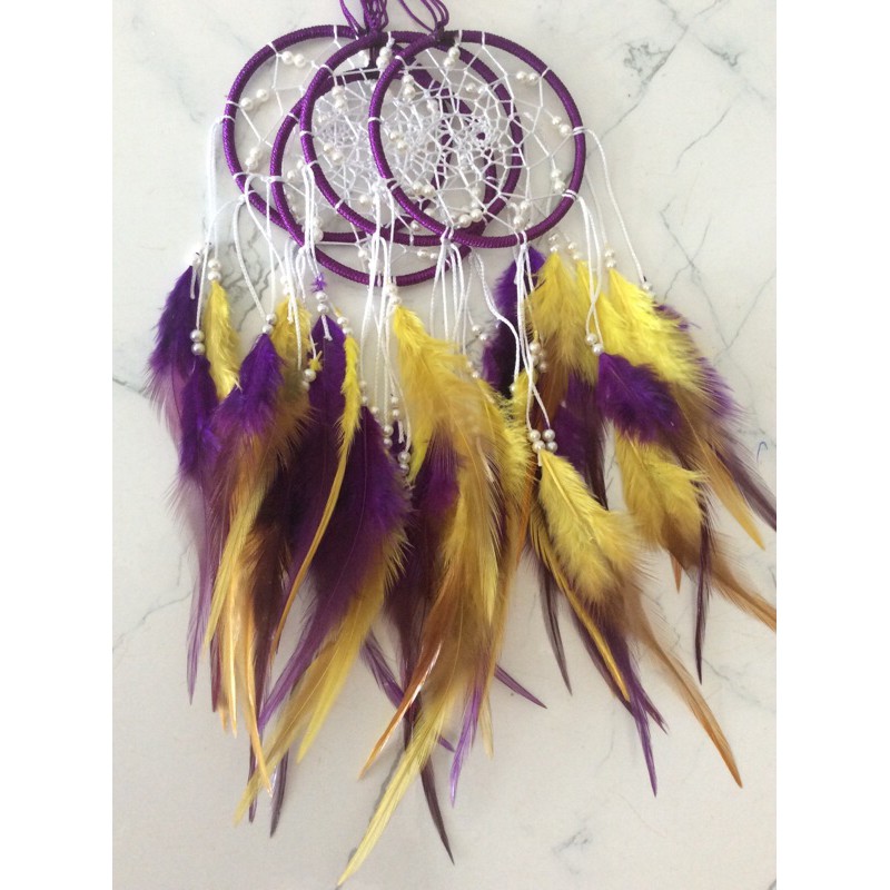 Bộ nguyên liệu làm móc khoá dreamcatcher