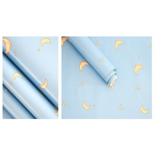 Decal giấy dán tường trăng sao