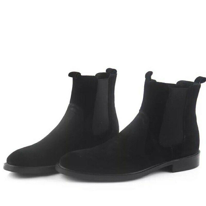 ( Chelsea boots)Boss Nam Da Lộn cao cấp