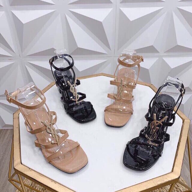 Giày sandal công sở gót 5p êm chân mã S13