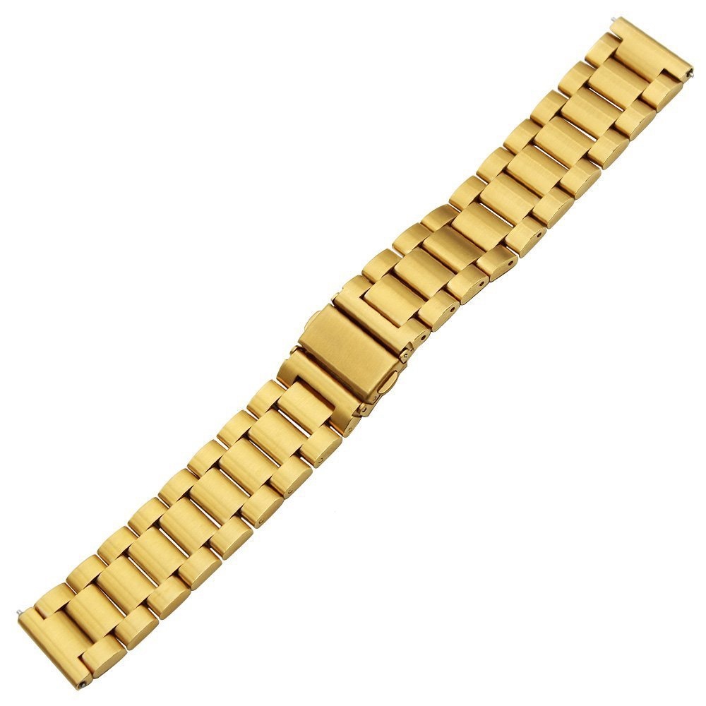 Dây Đeo Thay Thế Bằng Thép Không Gỉ 3 Hạt Cho Đồng Hồ Huawei Honor Watch GT 3 Pro 43MM 46mm 20 22mm